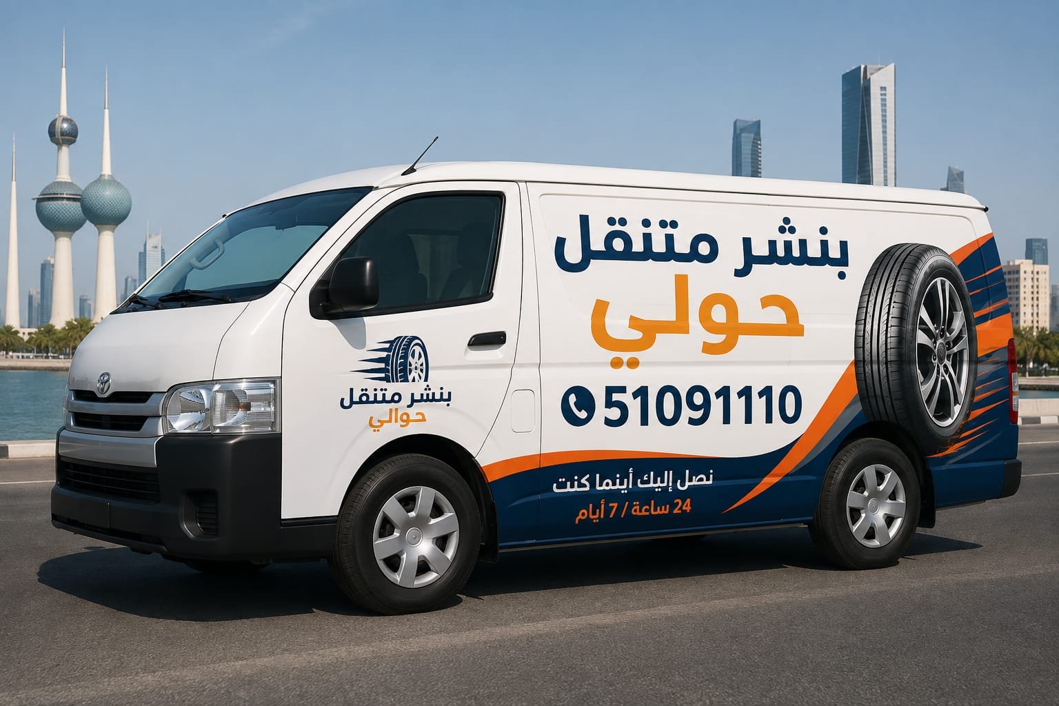 خدمات إصلاح وتبديل الإطارات