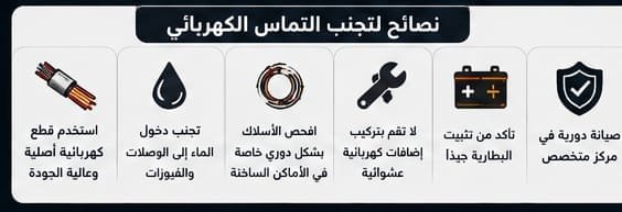 تشخيص التماس الكهربائي في السيارة باستخدام أدوات الفحص