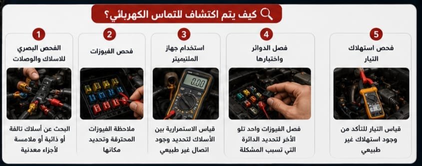 فحص شامل لكهرباء السيارة وإصلاح الأعطال الكهربائية