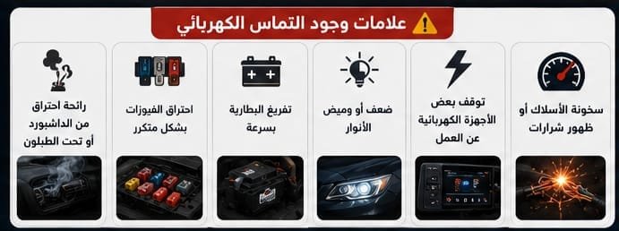 فحص كهرباء السيارة وتشخيص التماس في الأسلاك