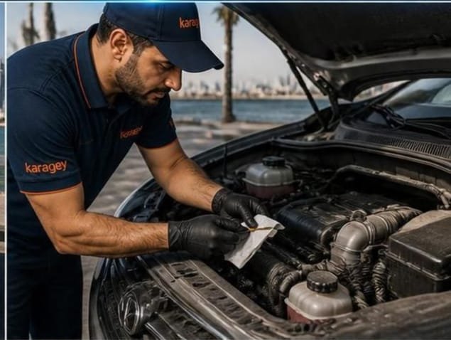 فحص السيارة والاستعداد للسفر في الكويت