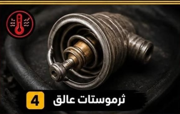 فحص السيارة بسبب ارتفاع الحرارة في الزحمة